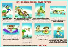 Памятка: как вести себя на воде летом